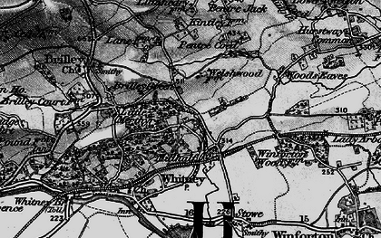 Old map of Millhalf in 1896
