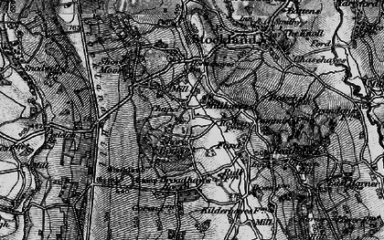 Old map of Millhayes in 1898