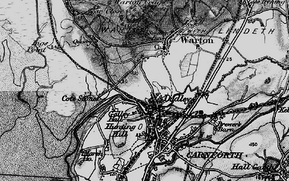 Old map of Millhead in 1898