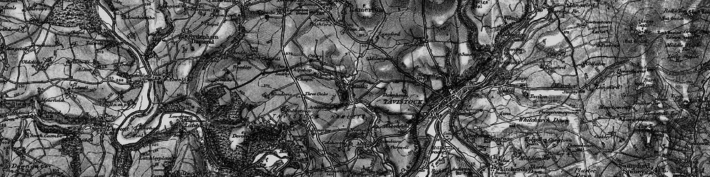 Old map of Millhill in 1896