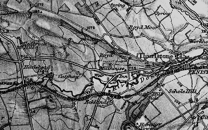 Old map of Millhouse Green in 1896