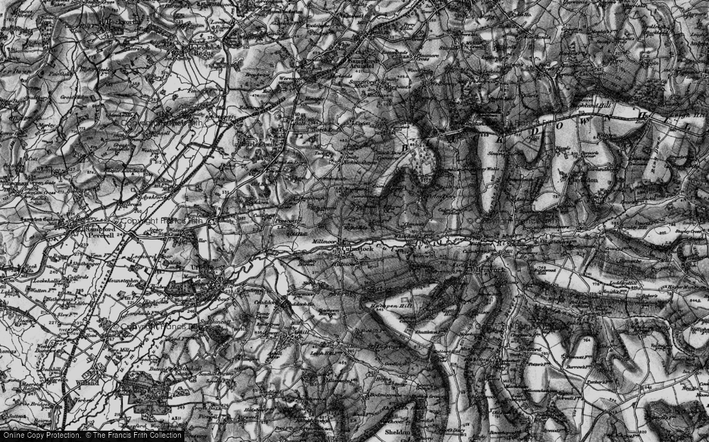 Old Map of Millmoor, 1898 in 1898