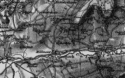 Old map of Millmoor in 1898