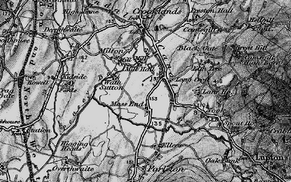 Old map of Millness in 1898