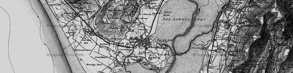 Old map of Millom in 1897