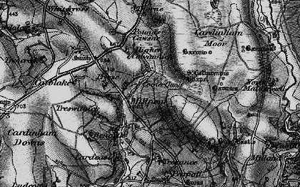 Old map of Bodmin Airfield in 1895