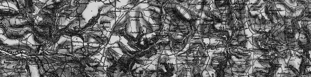 Old map of Lidcutt Wood in 1895