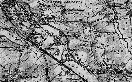 Old map of Milners Heath in 1897