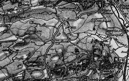 Old map of Milo in 1898
