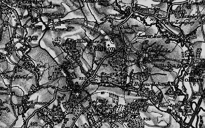 Old map of Lea Fields in 1899