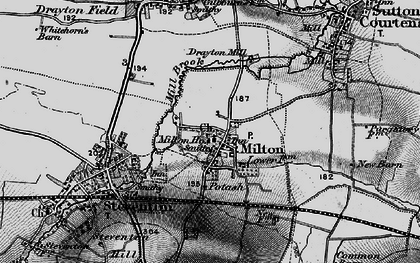 Old map of Milton in 1895