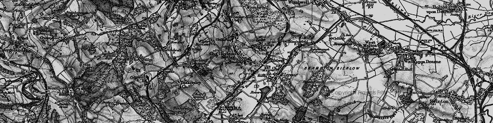 Old map of Milton in 1896