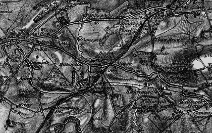 Old map of Scarrow Hill in 1897