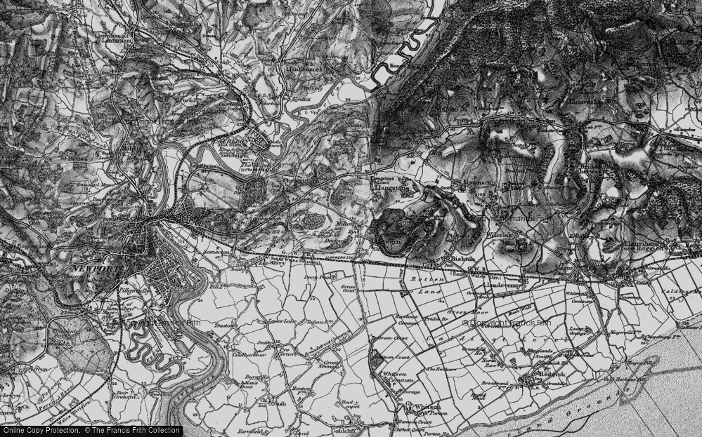 Old Map of Milton, 1897 in 1897