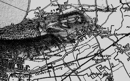 Old map of Airfield (disused) in 1898
