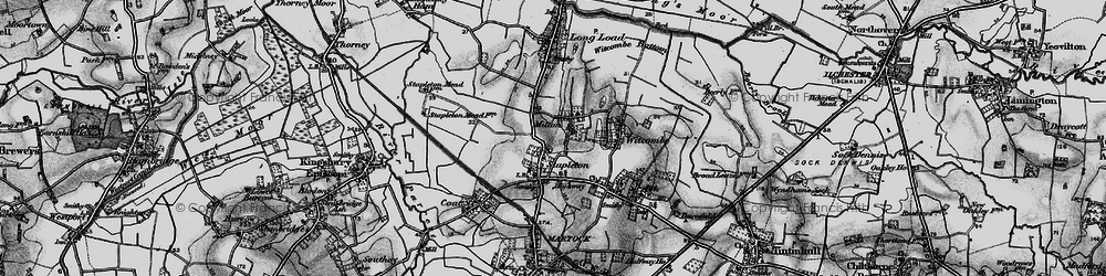Old map of Milton in 1898