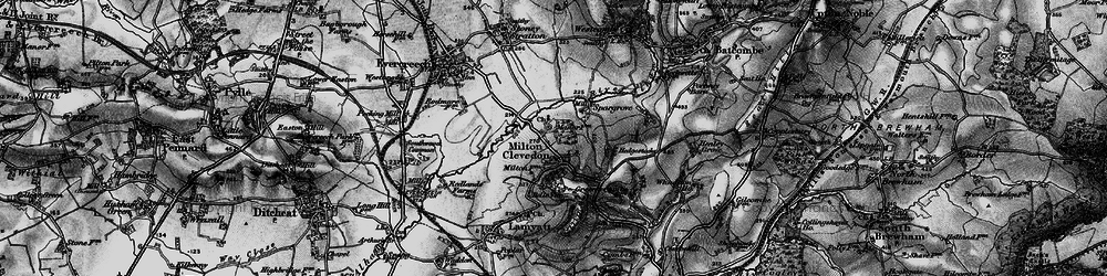 Old map of Milton Clevedon in 1898