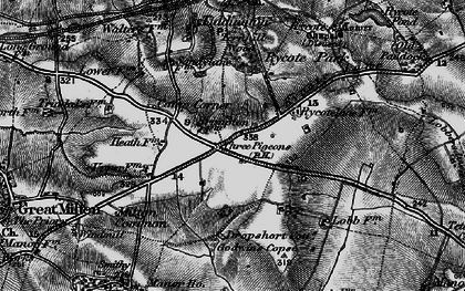 Old map of Milton Common in 1895