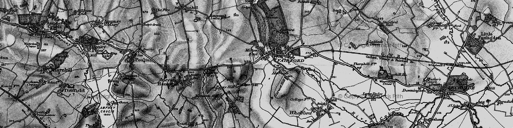 Old map of Milton End in 1896