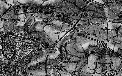 Old map of Endsleigh in 1896