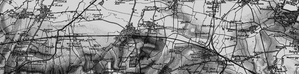 Old map of Milton Heights in 1895