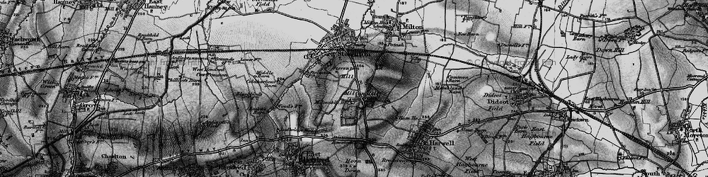 Old map of Milton Hill in 1895