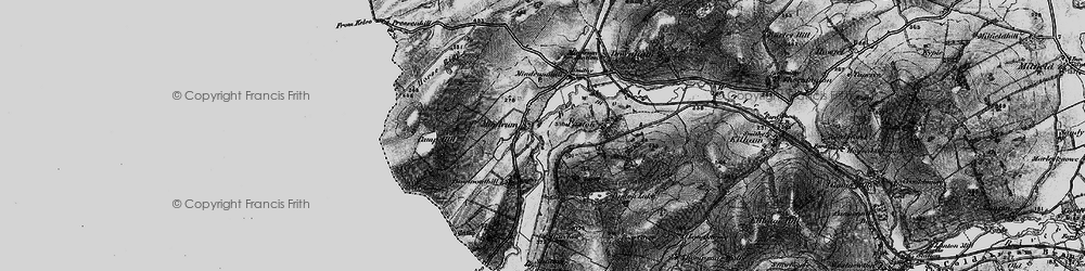 Old map of Bowmont Hill in 1897