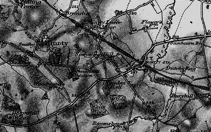 Old map of Minety in 1896