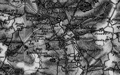 Old map of Minnow End in 1896