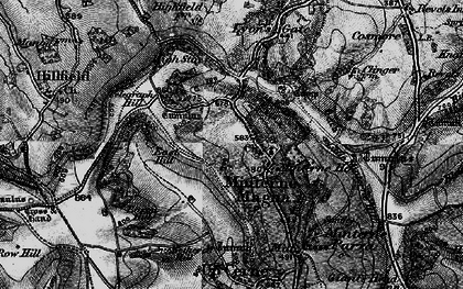 Old map of Bazon Hill in 1898