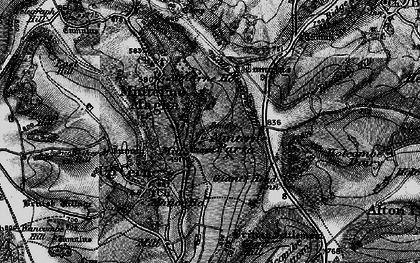 Old map of Minterne Parva in 1898