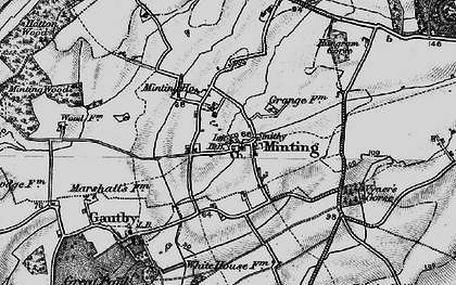 Old map of Minting in 1899