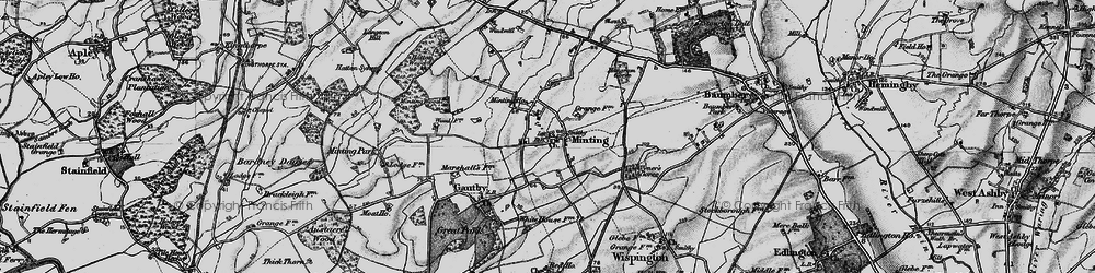 Old map of Minting in 1899