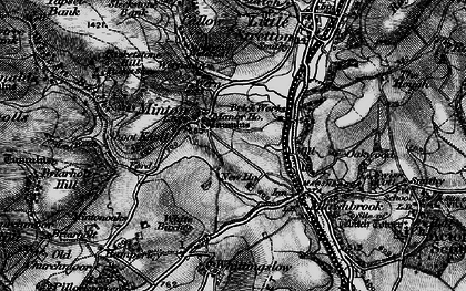 Old map of Oakwood in 1899