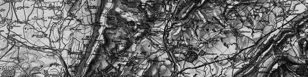Old map of Oakwood in 1899