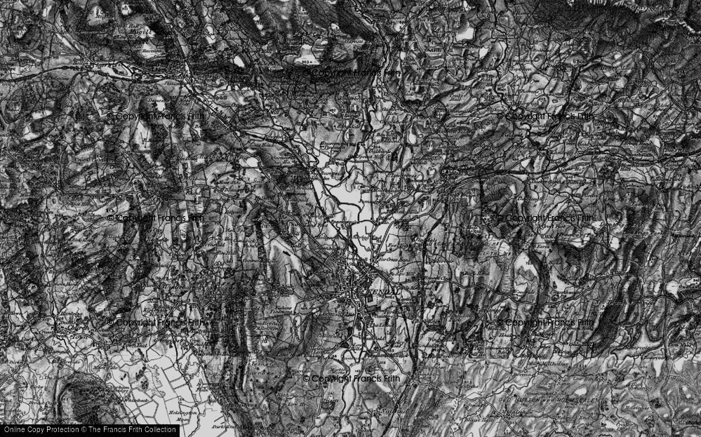Old Map of Mintsfeet, 1897 in 1897