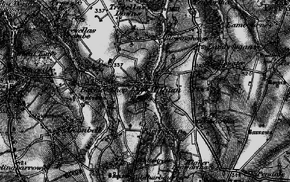 Old map of Mithian in 1895
