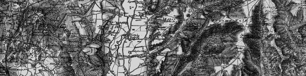 Old map of Whitefield Plantn in 1895