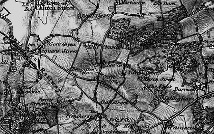 Old map of Lee Green in 1895