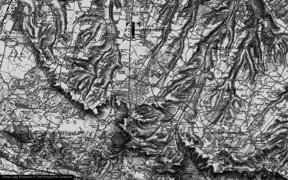 Old Map of Mockbeggar, 1895 in 1895