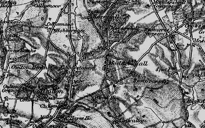 Old map of Moddershall in 1897