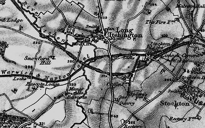 Old map of Model Village in 1898