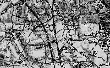 Old map of Model Village in 1899