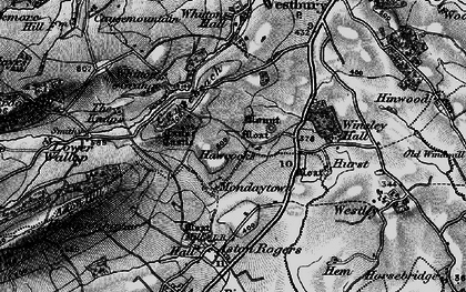 Old map of Mondaytown in 1899