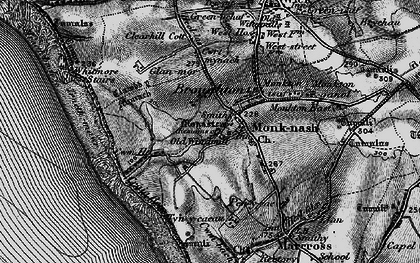 Old map of Blaen-y-cwm in 1897