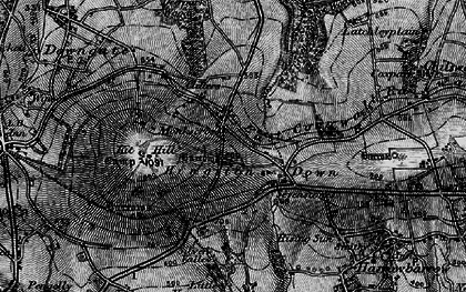Old map of Monkscross in 1896