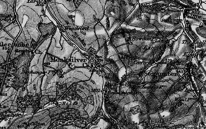 Old map of Monksilver in 1898