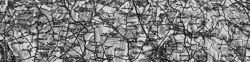 Old map of Monkspath in 1899