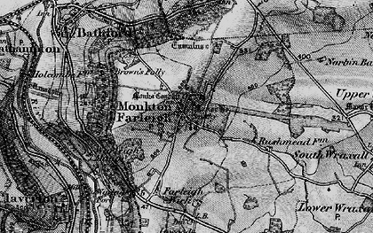 Old map of Monkton Farleigh in 1898