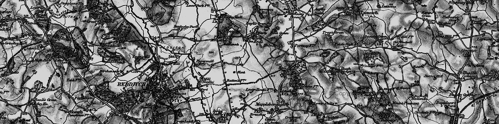 Old map of Moon's Moat in 1898